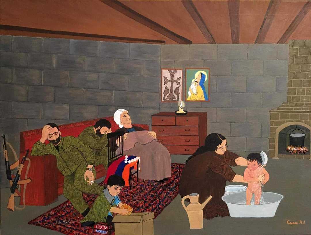 Պատերազմ և Խաղաղություն․ եզդի նկարիչ Նոդար Սադոյանի կտավը
